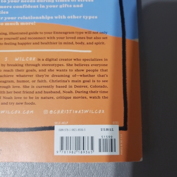 3/$15 take care of your type an enneagram  guide to self care softcover book - Picture 4 of 8